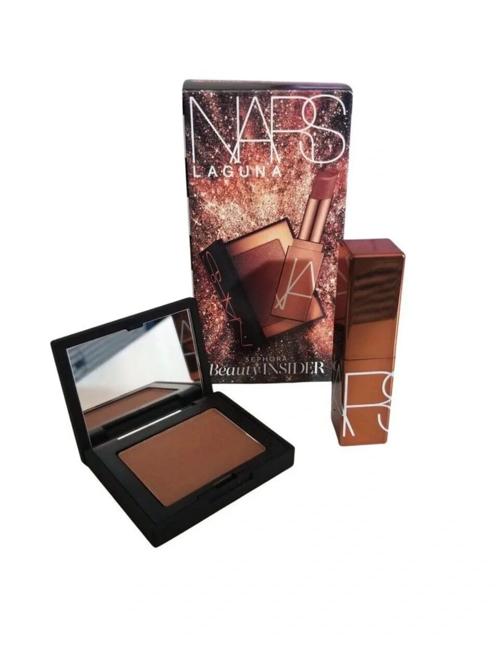 NARS Laguna Bronzer and lipstick Duo - Sephora beauty insider Warm Bronze
